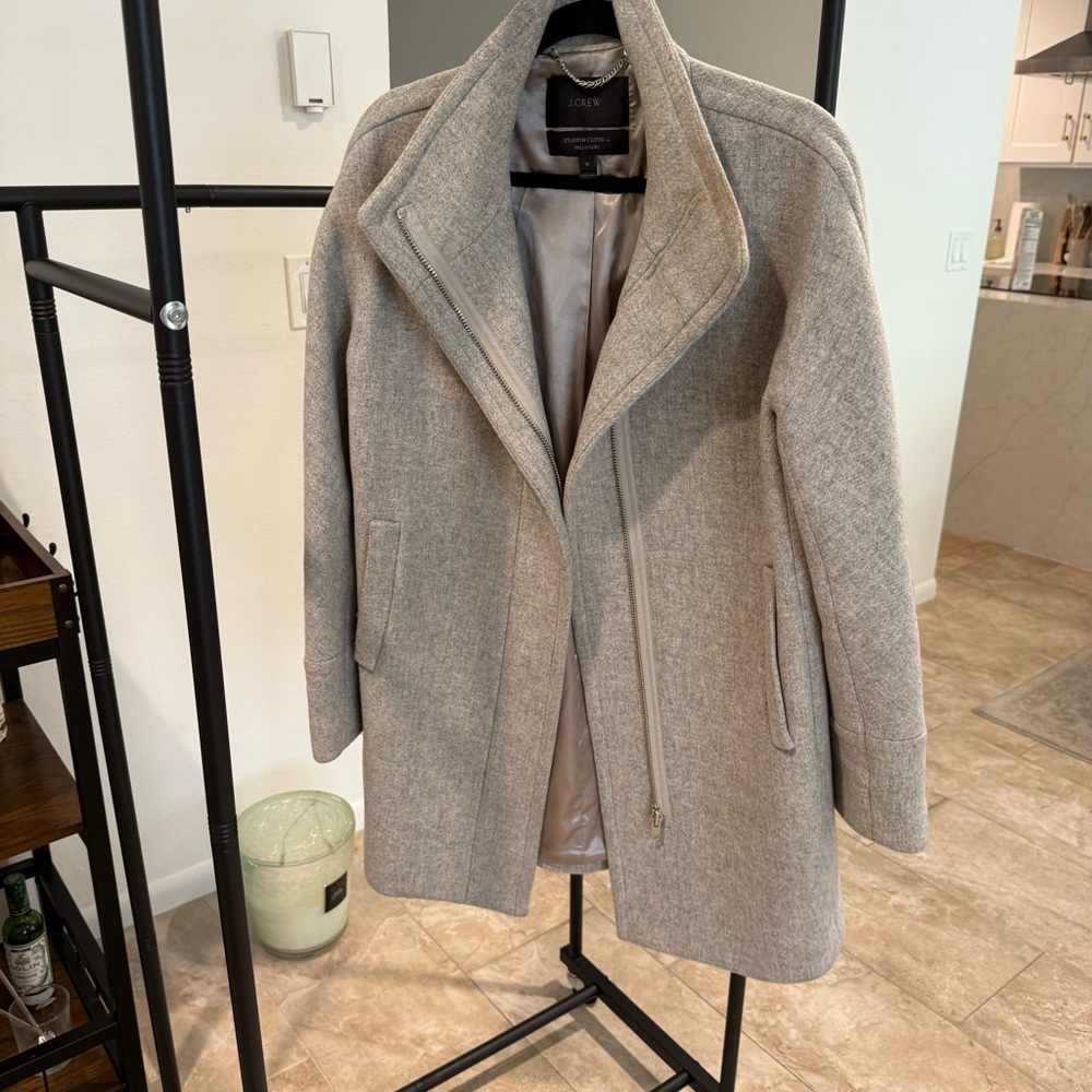 J. Crew Stadium Cloth Cocoon Coat